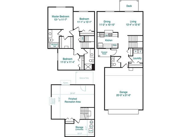 Floorplan - Foxwood and the Hermitage