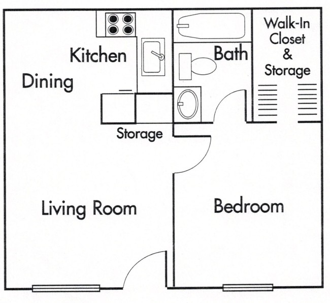 Floorplan - Cedar Villa Senior Apartments 55+