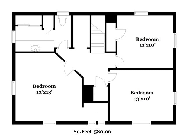 Floorplan - 1304 Geddes Ave