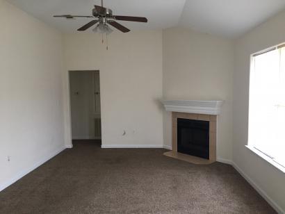 Living room with fireplace - 2204 Irma circle