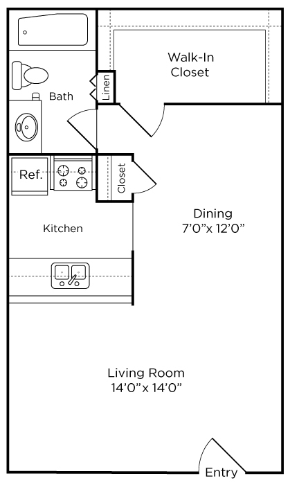 Floorplan - Alister Apartments