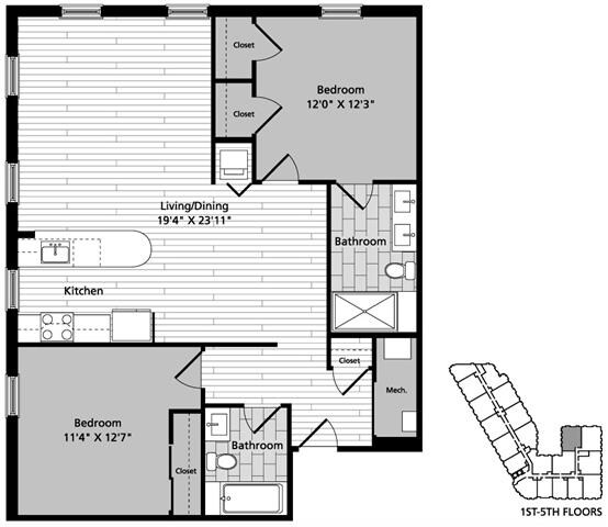 Floorplan - Gatehouse 75