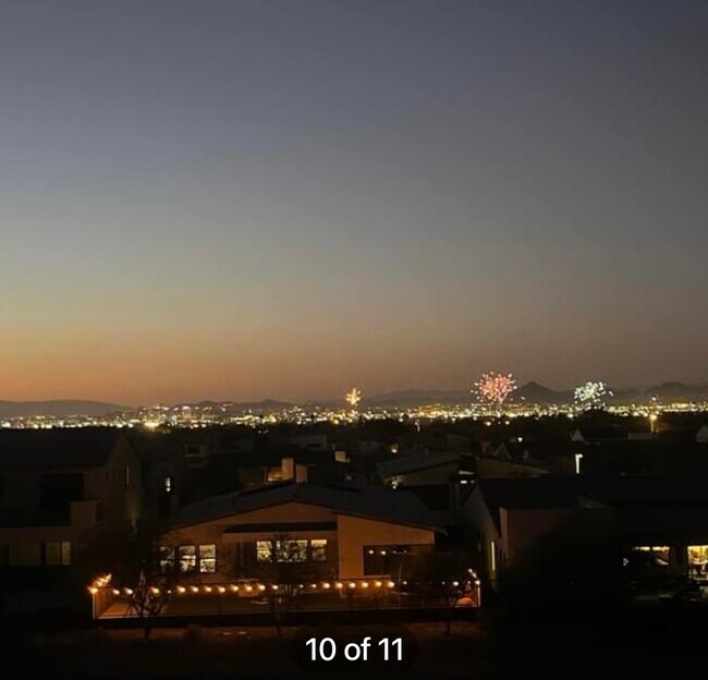 View of house from the backyard during July 4th - 1131 E Monte Way