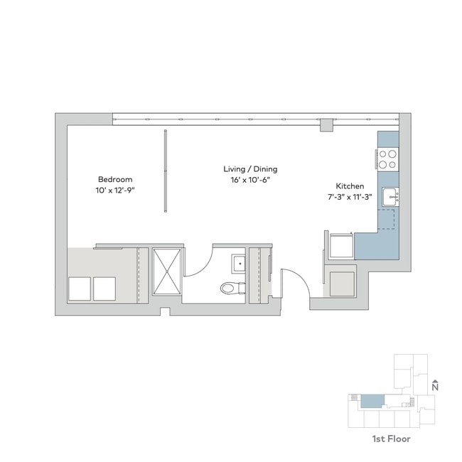 Floorplan - Interstate Flats