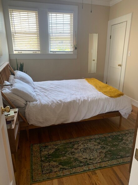 bedroom - big enough for a full/queen bed. closet in corner - 1028 Saint Charles Ave. NE Apt. # 7