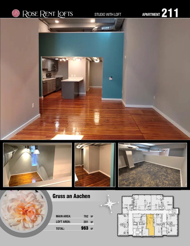 Apartment Information Sheet - Rose Rent Lofts