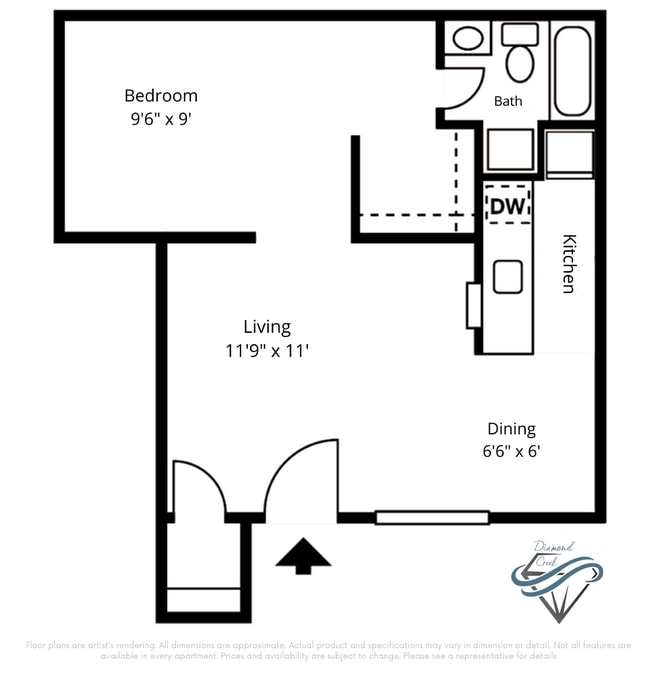 Floorplan - Diamond Creek Apartments