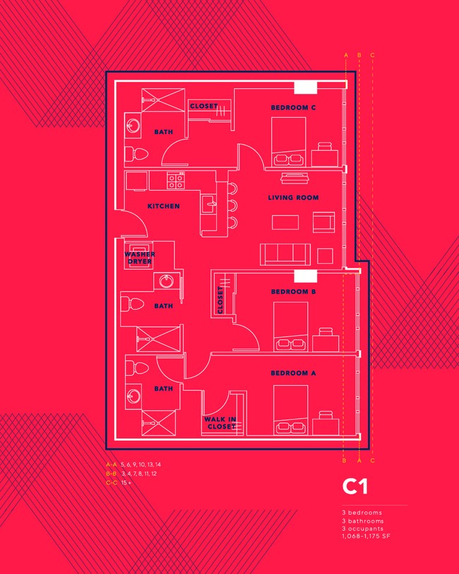 C1 - The Grad- Student-by the bed leasing