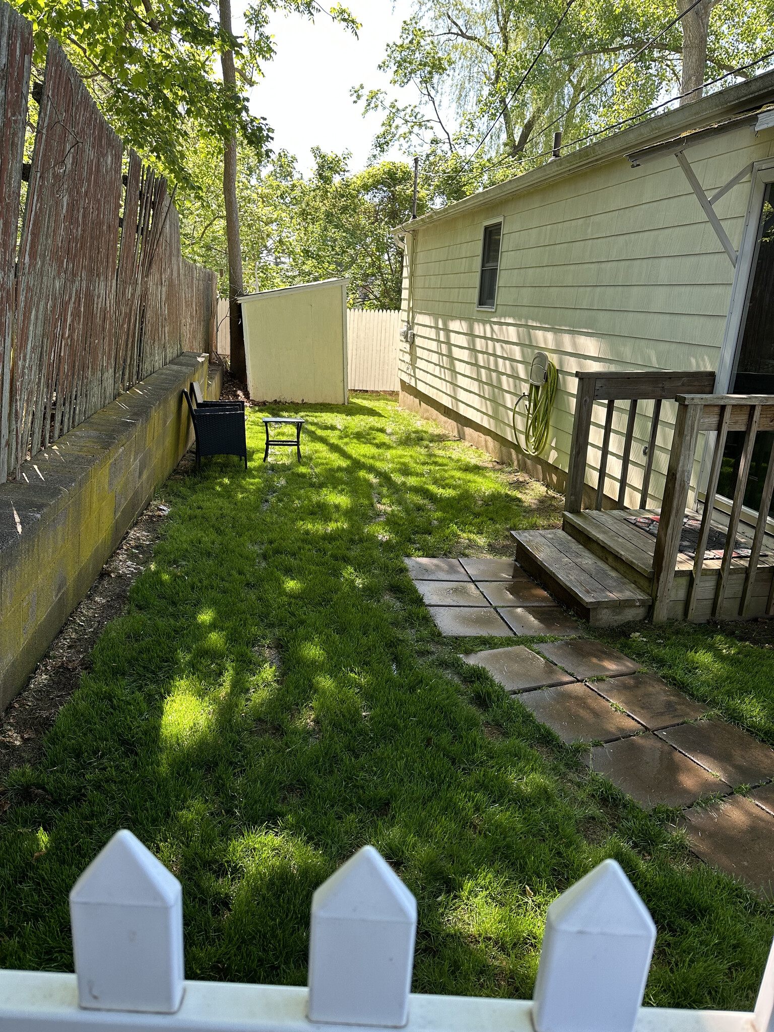 Side Yard - 35 Taylor Pl