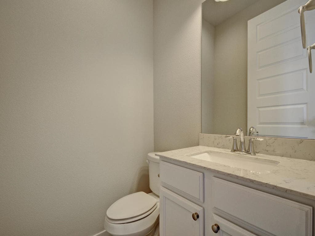 Powder room -half bath- downstairs - 6808 Cardinal Bloom Loop