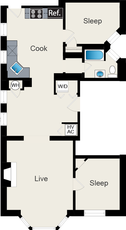 Floorplan - 846 W Armitage Apartments