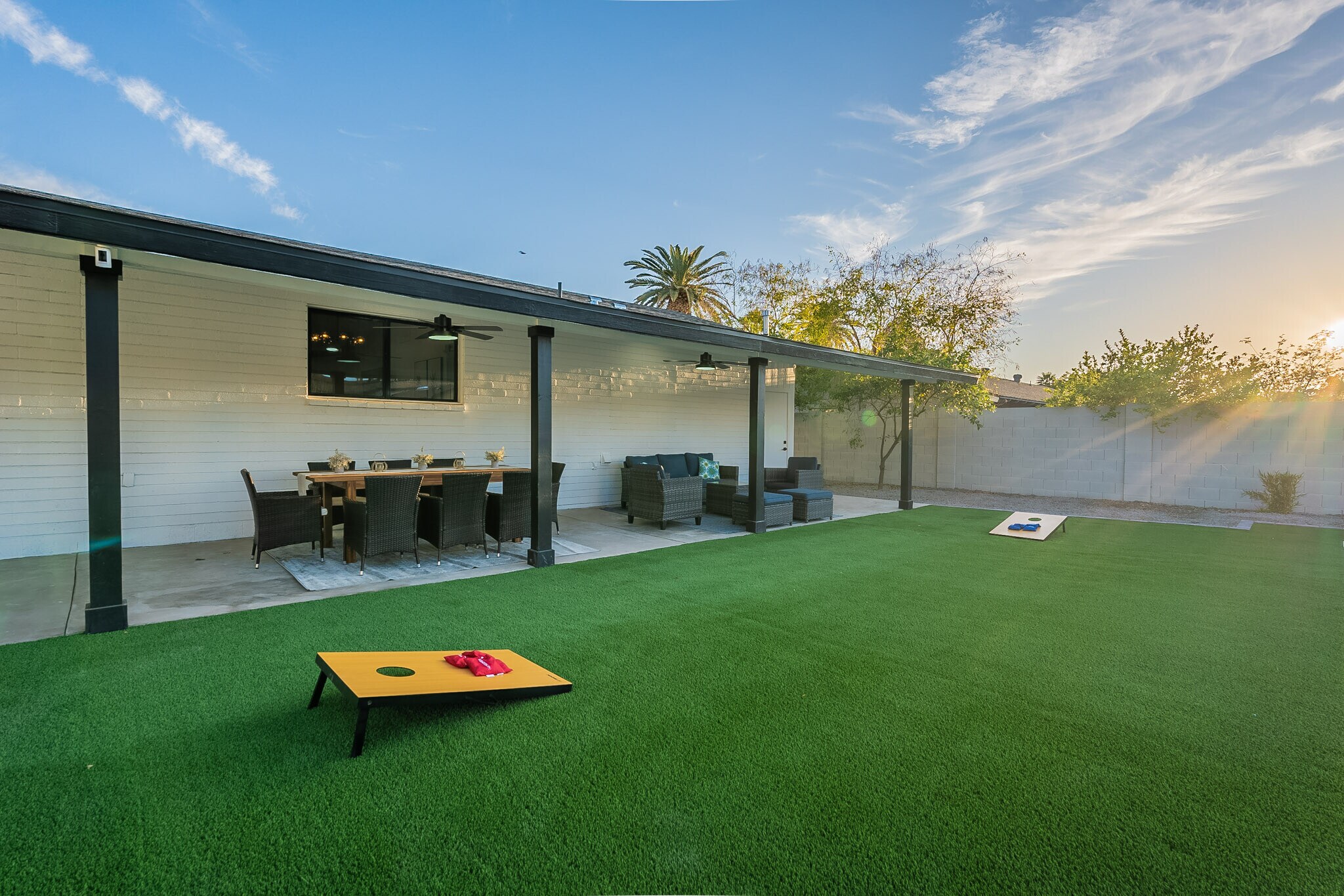 Backyard - 126 E Palmcroft Dr