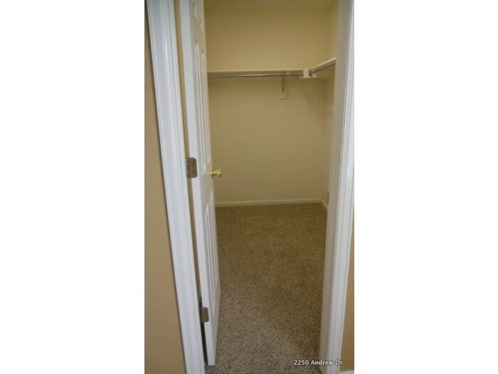 Master Bedroom Closet - 2250 Andrew Drive