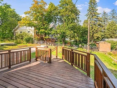 Deck view and backyard - 922 N 14th Ave E