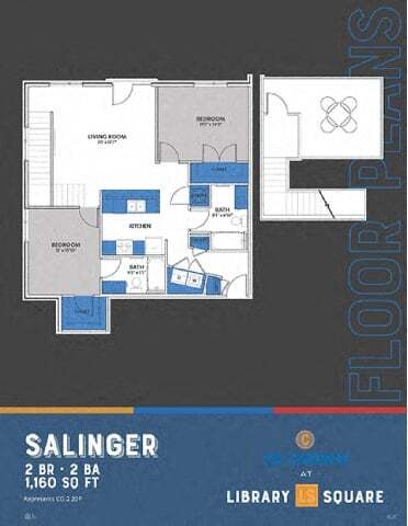 Floorplan - The Congress at Library Square