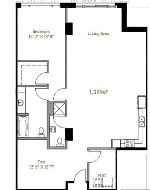 1BR/2BA - The Westerly