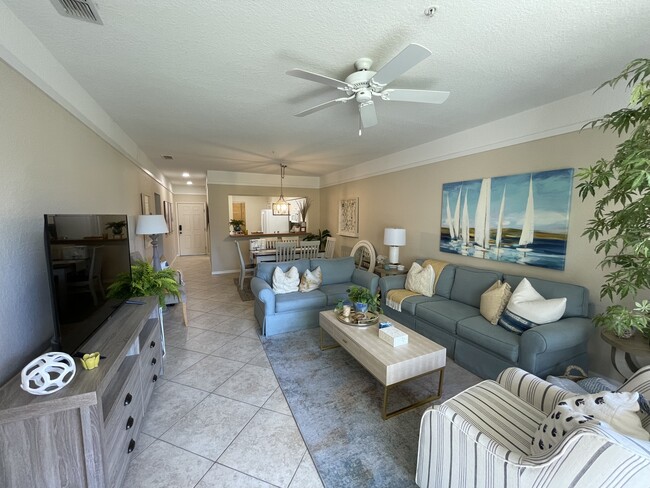 Wide View of the Living Room/Dining Room - 3235 Cypress Glen Way