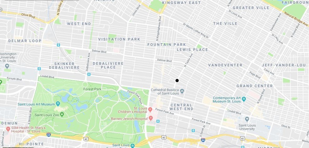 Area Map - 4500 McPherson Ave