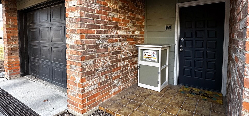 Private package locker right by the front door for worry-free deliveries! - 8710 Park Ln