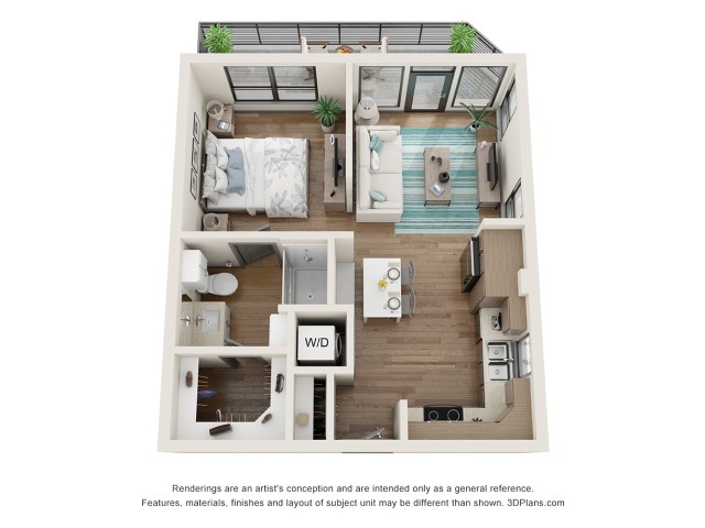 Jackson A4.3 Floor Plan - The Vic at Interpose