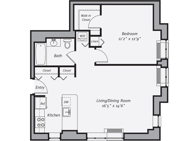 Floorplan - Avalon Riverview South Tower