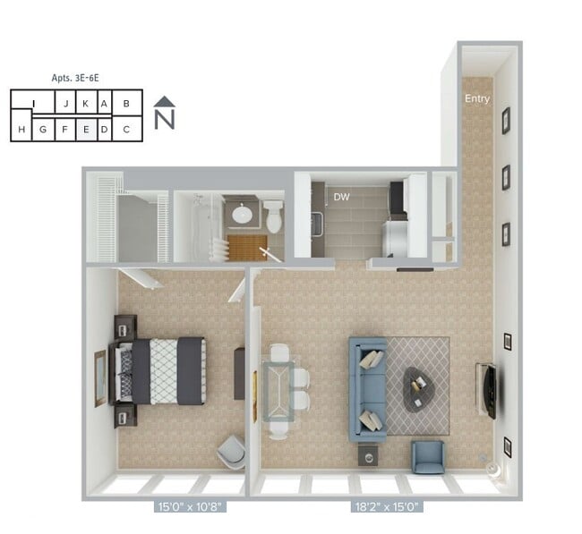 Floorplan - Avalon at Prudential Center