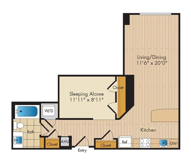 Floorplan - Flats 130 at Constitution Square