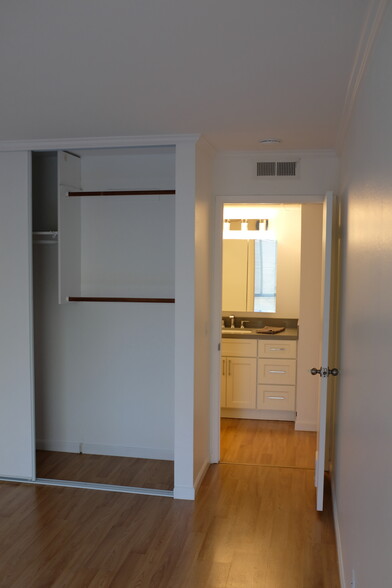 Bedroom looking towards vanity area - 330 N Civic Dr