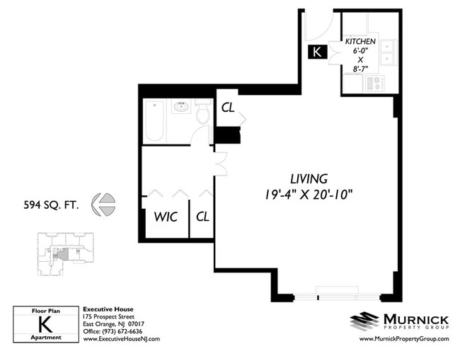 Studio - Executive House