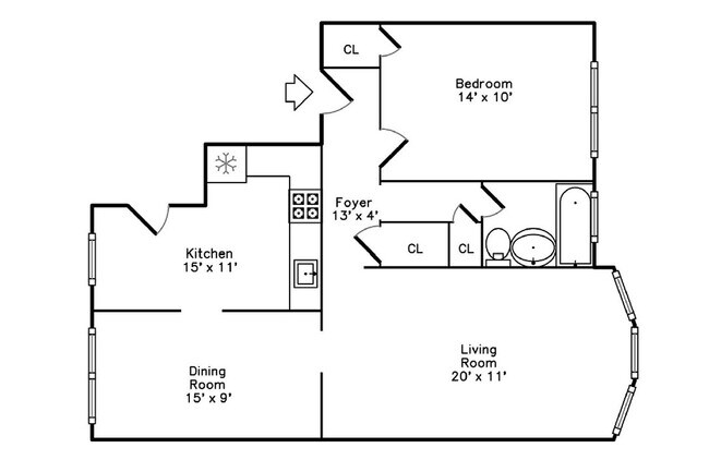 Building Photo - Lovely Renovated 1 BR In North Center