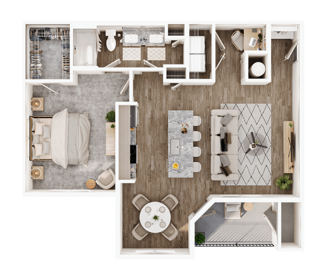 Floorplan - Argento at Three86