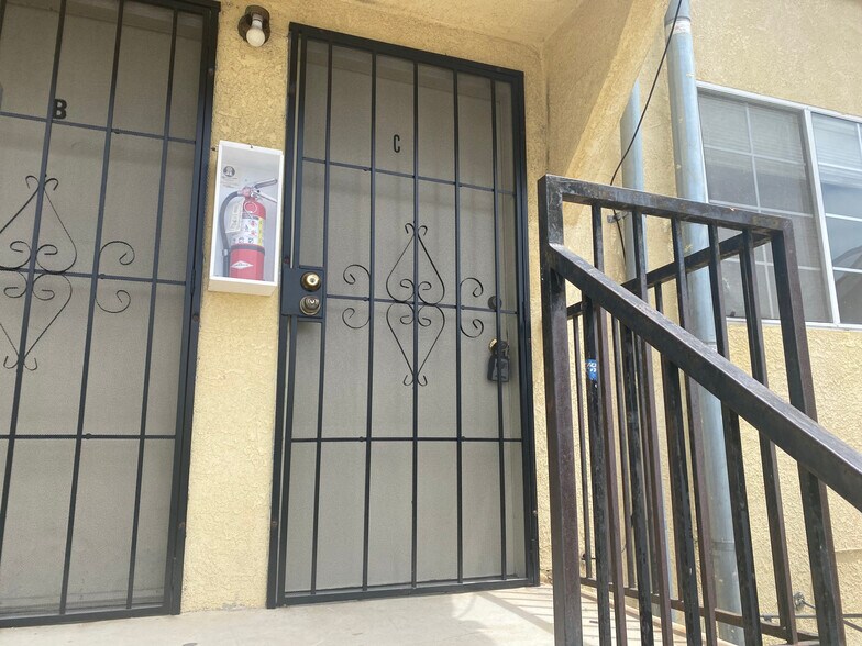 upstairs front door - 2225 E 14th St