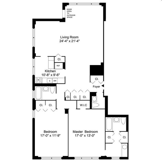 2BR/2.5BA - The Cambridge
