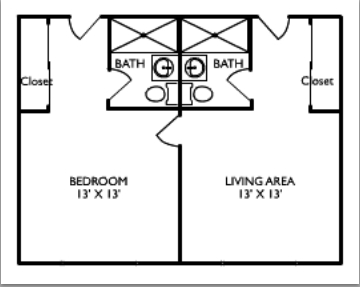 2BR/1BA - The Village of Redford-Independent Living 55+