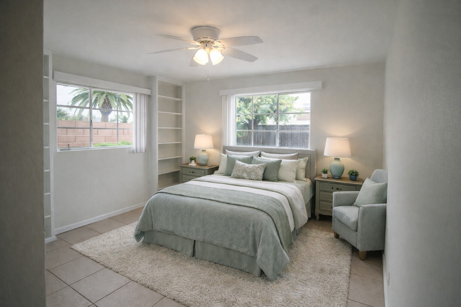 Bookcase bedroom - 735 E Granada Dr