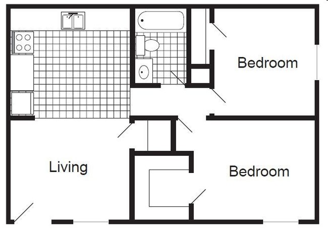 2BR/1BA - Parque De Oro