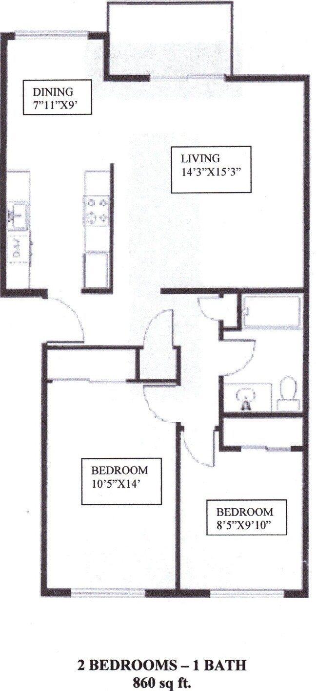 Floorplan - Stafford Court Apartments