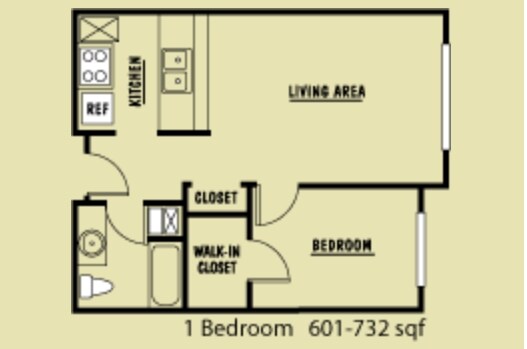 1BR/1BA - Stewart Court Apartments