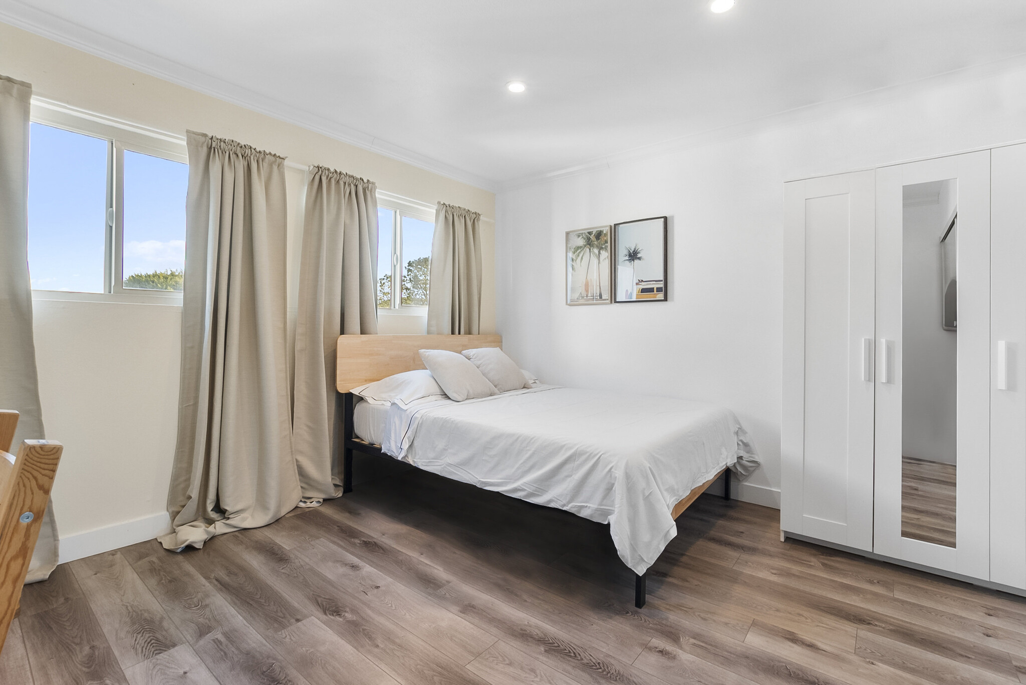 Step into sophistication and luxury with our modern, updated queen bedroom suite. - 4110 Mount Alifan Pl