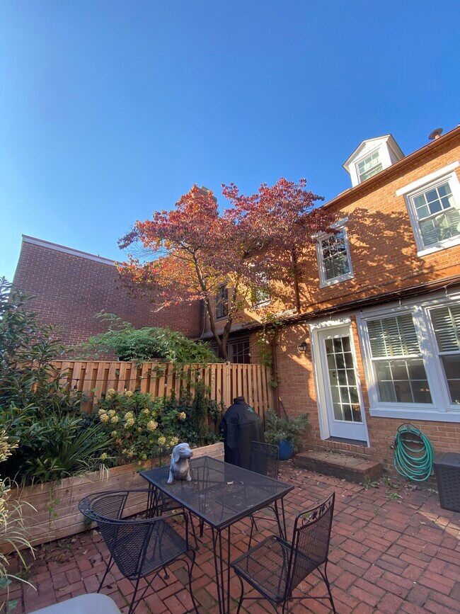 Backyard Opens to Shared Alley - 145 W Hill St