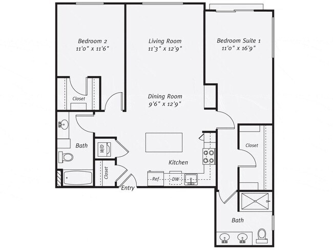 Floorplan - Wes on Western