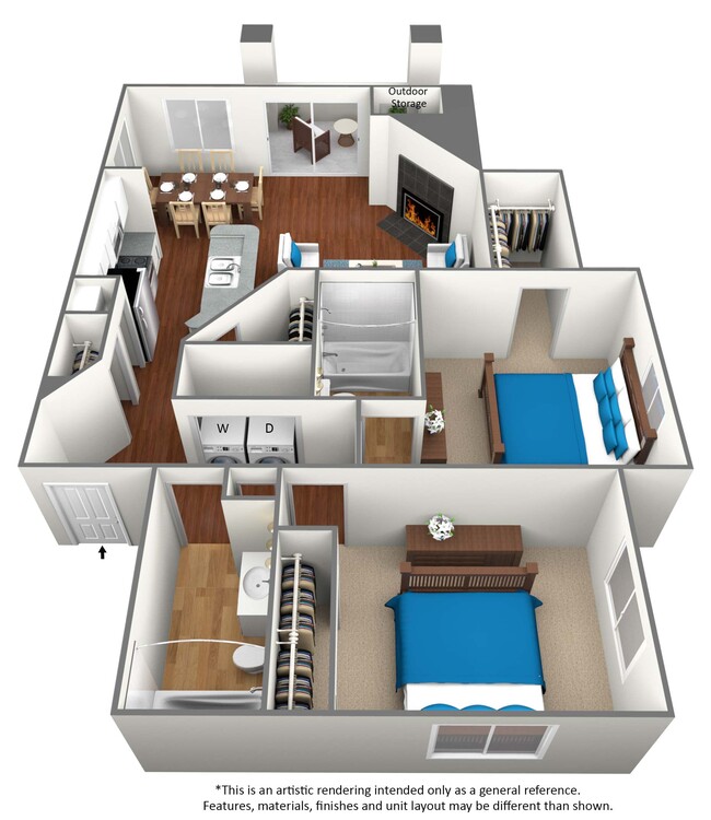 Floorplan - University Ridge Apartments