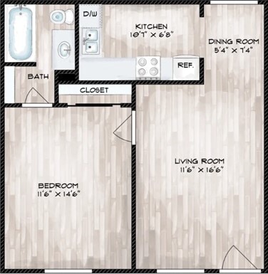 Floorplan - The Summit at Geyer Springs
