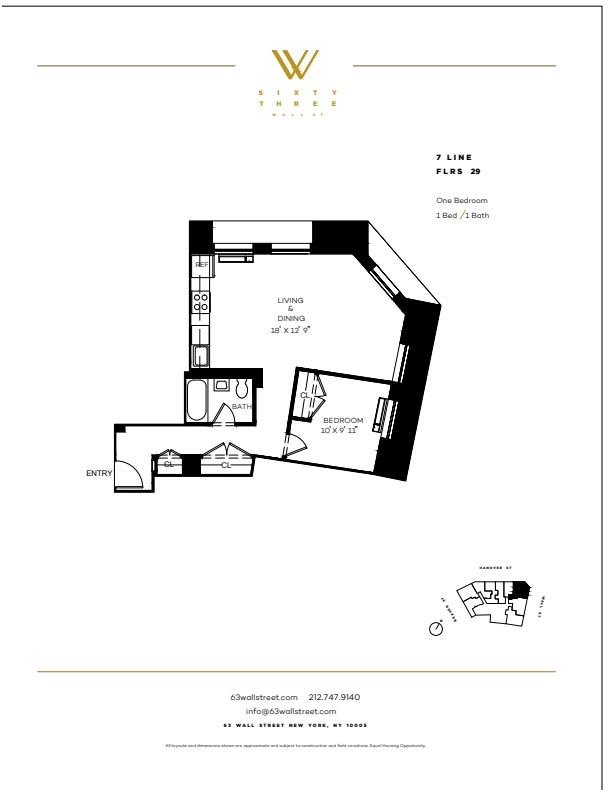 Floorplan - 63 Wall Street