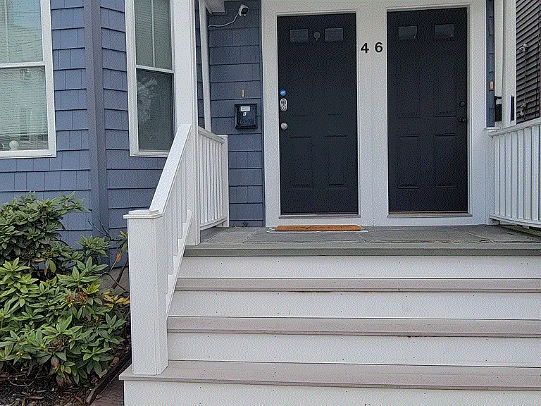 2 unit condo, door on right - 46 Newport St