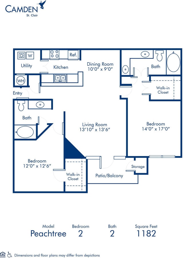 Floorplan - Camden St. Clair