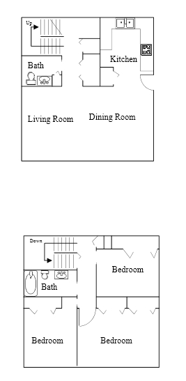 3BR/2BA - Sandy Hill I & II Apartments