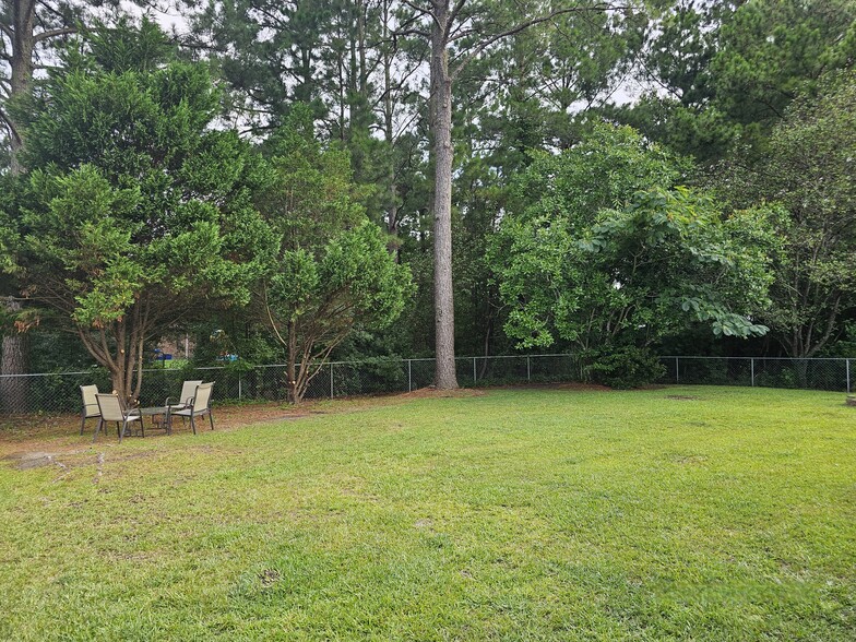 Backyard from house - 419 Rams Rd