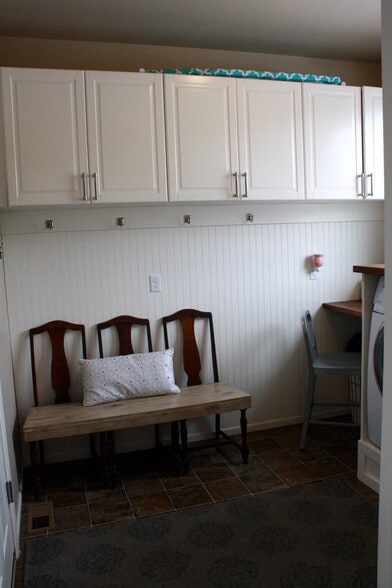 Laundry and Mudroom, entrance to garage on left. Washer/Dryer included - 5132 Exploration Lane