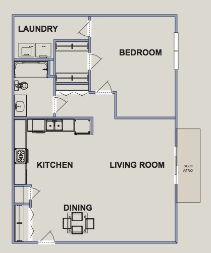 Floorplan - Colonial Place Apartments